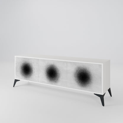 BLACK HOLE Mueble de TV de 3 Puertas