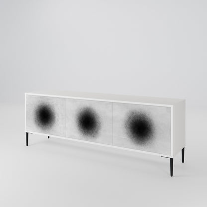 BLACK HOLE Mueble de TV de 3 Puertas