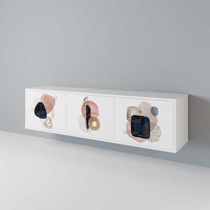 COLORFUL SHAPES Mueble de TV de 3 Puertas