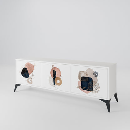 COLORFUL SHAPES Mueble de TV de 3 Puertas