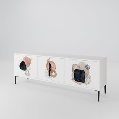 COLORFUL SHAPES Mueble de TV de 3 Puertas