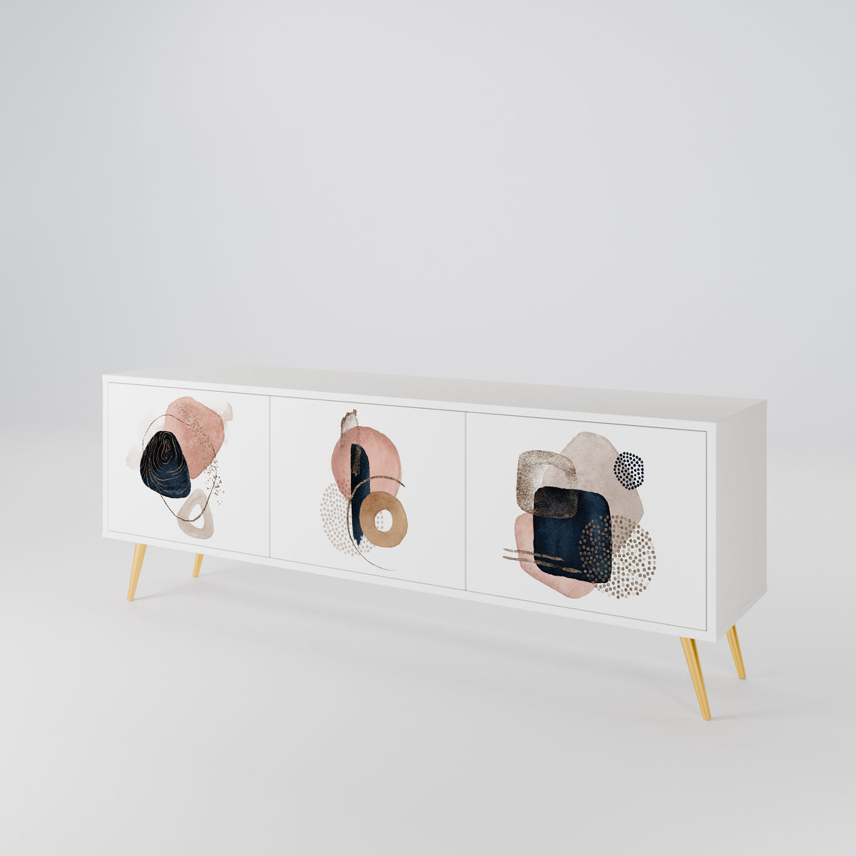 COLORFUL SHAPES Mueble de TV de 3 Puertas