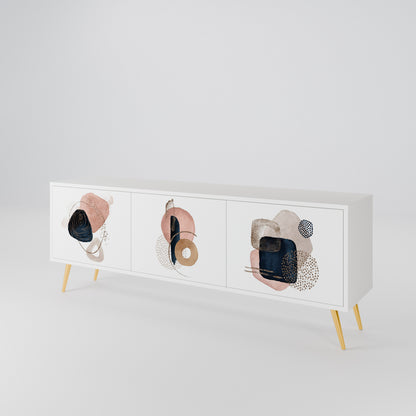 COLORFUL SHAPES Mueble de TV de 3 Puertas