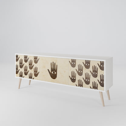 SEE MORE Mueble de TV de 3 Puertas