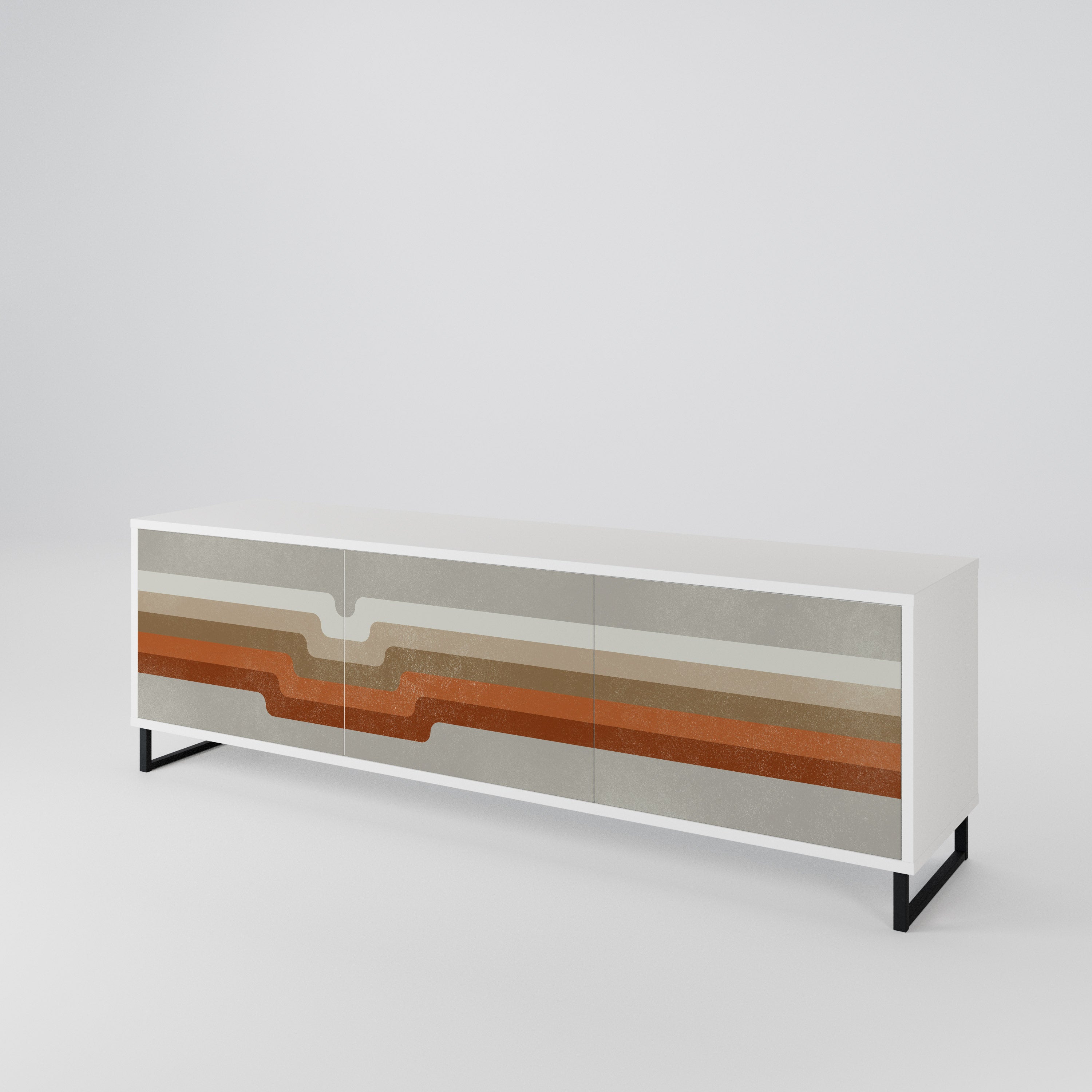 PECULIAR TRAIL Mueble de TV de 3 Puertas