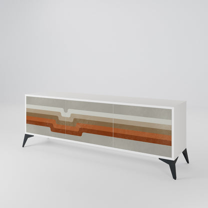 PECULIAR TRAIL Mueble de TV de 3 Puertas