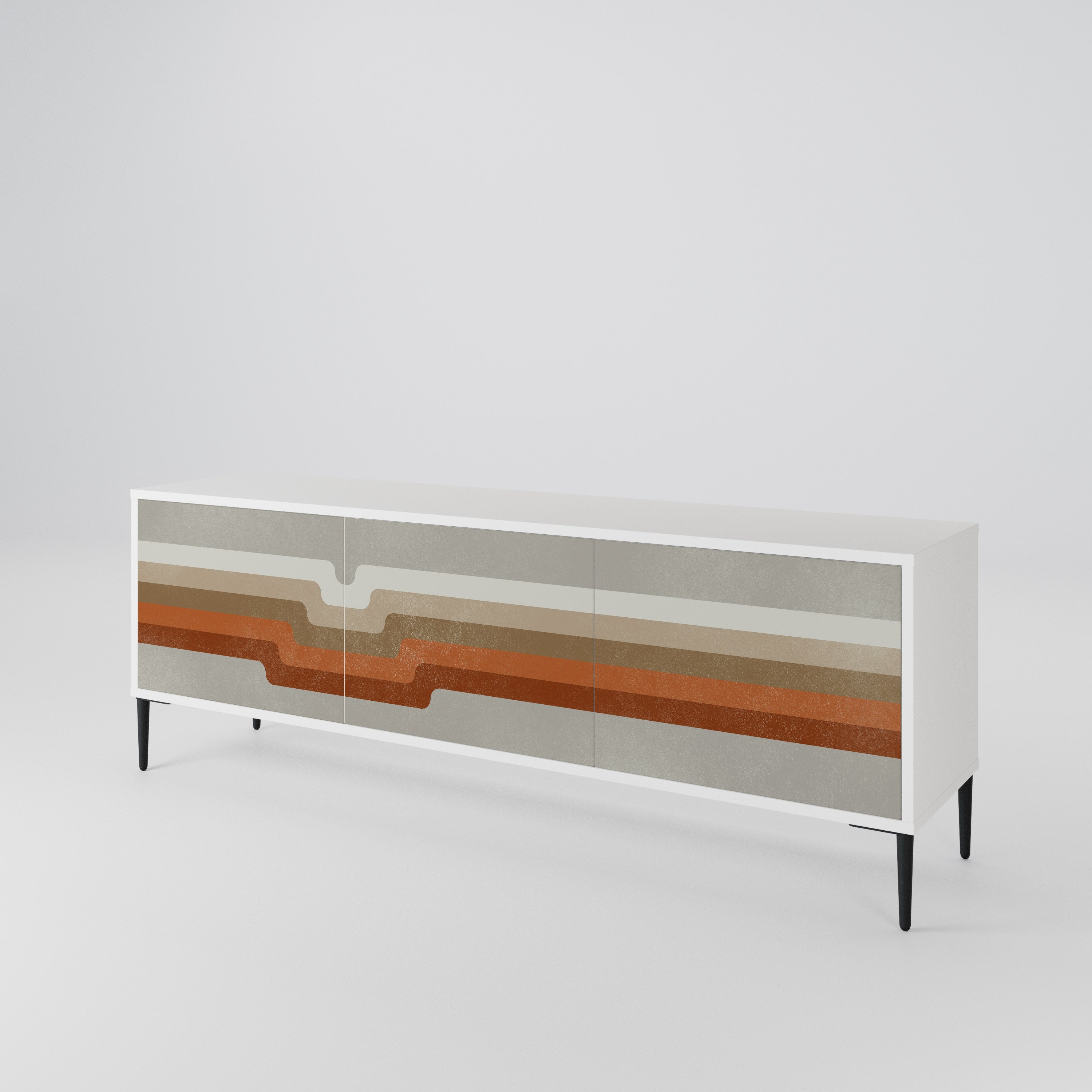 PECULIAR TRAIL Mueble de TV de 3 Puertas
