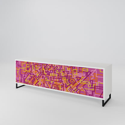 LOVELY MEMORIES Mueble de TV de 3 Puertas
