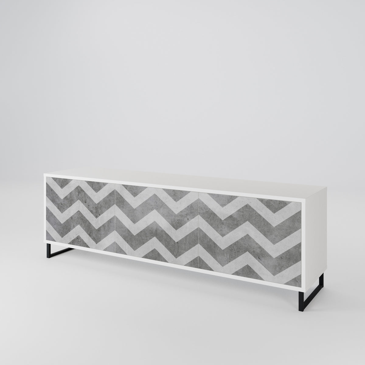 TOUGH ZIG ZAG Mueble de TV de 3 Puertas