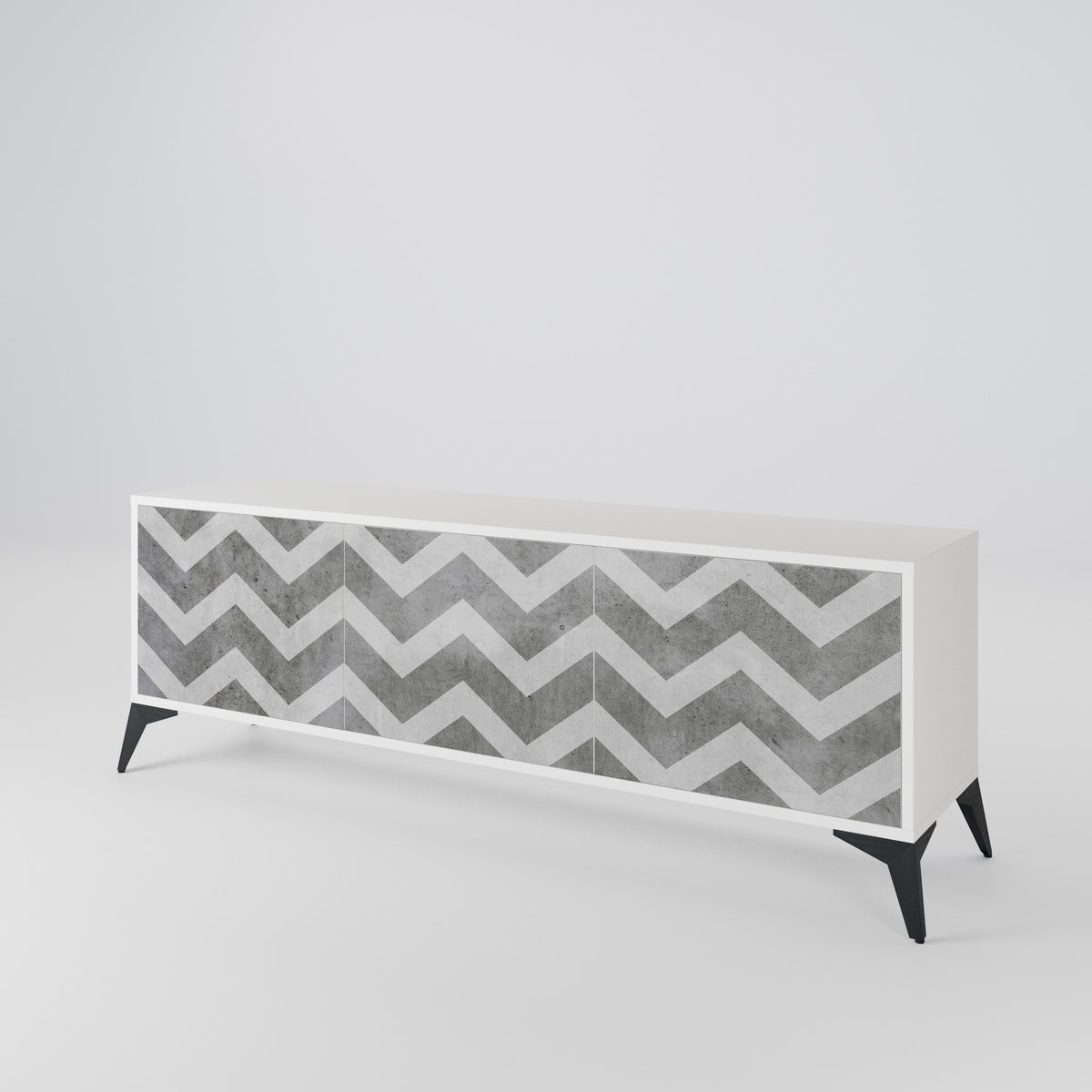 TOUGH ZIG ZAG Mueble de TV de 3 Puertas