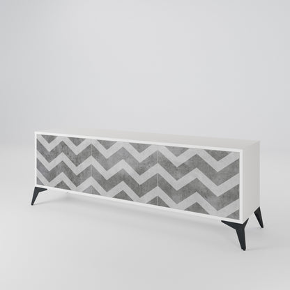 TOUGH ZIG ZAG Mueble de TV de 3 Puertas