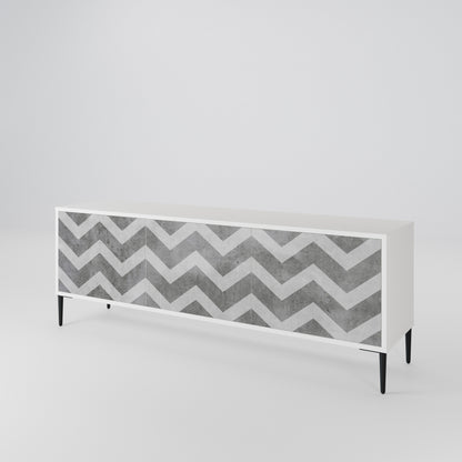 TOUGH ZIG ZAG Mueble de TV de 3 Puertas