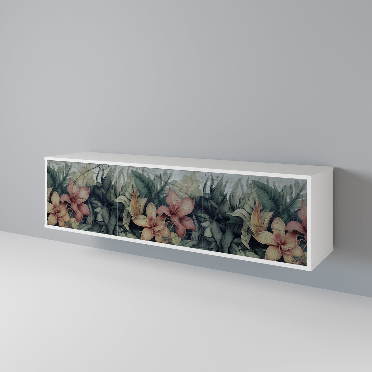 HEAVENLY BLOOM Mueble de TV de 3 Puertas