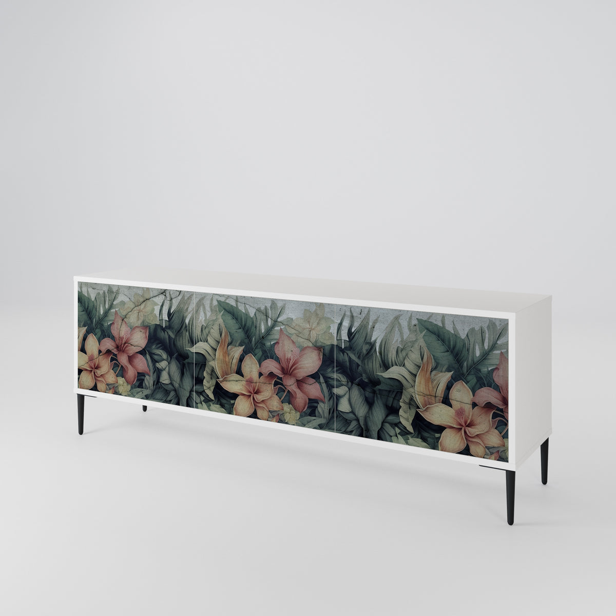 HEAVENLY BLOOM Mueble de TV de 3 Puertas