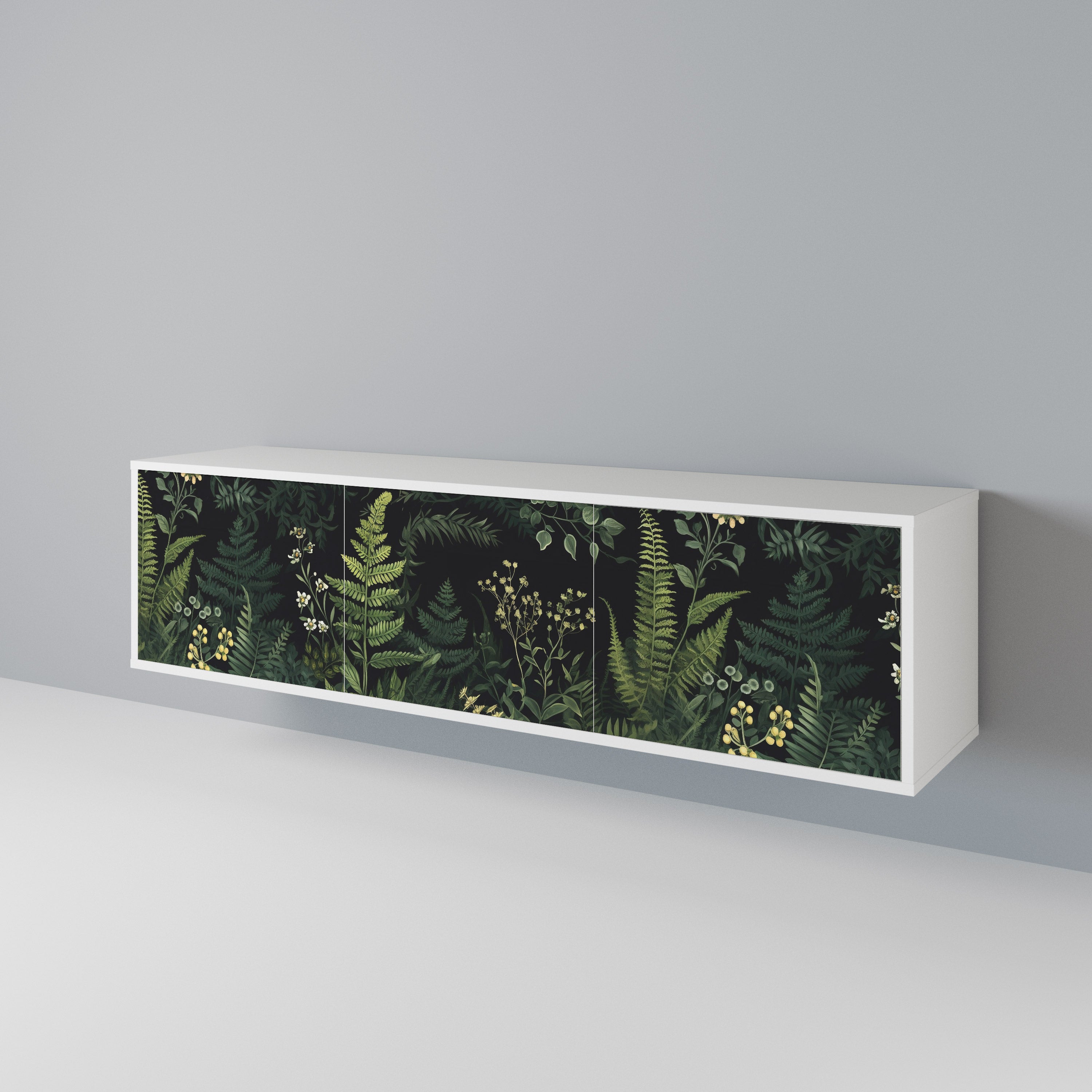 FERN FLOWERS Mueble de TV de 3 Puertas