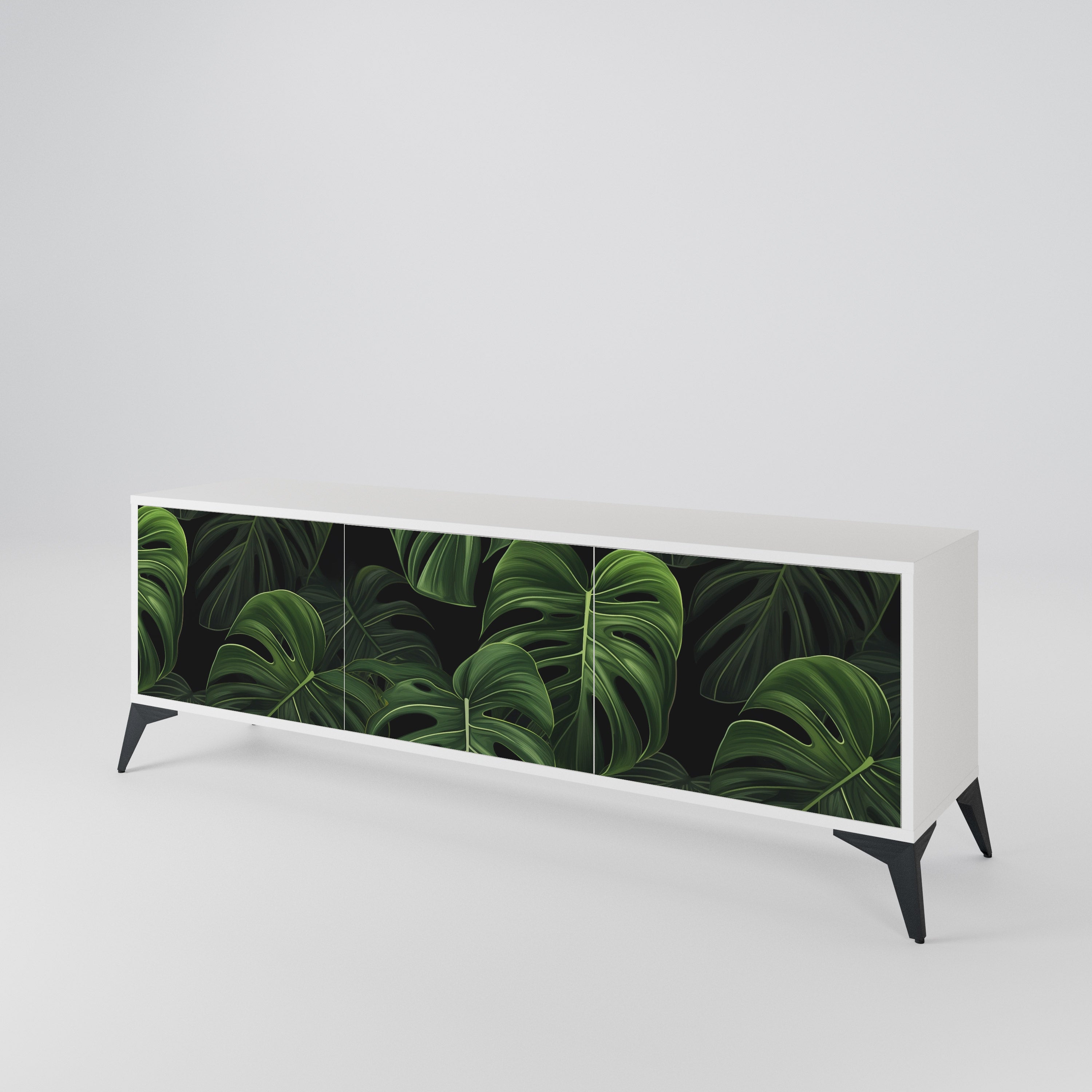INFINITE MONSTERA Mueble de TV de 3 Puertas