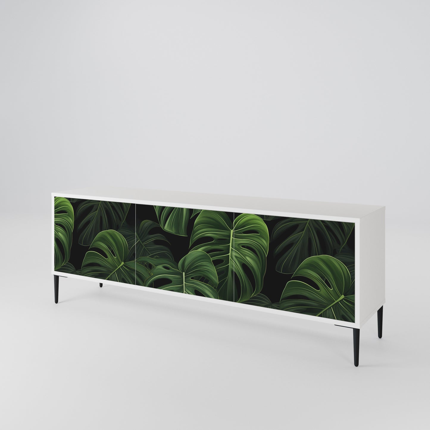 INFINITE MONSTERA Mueble de TV de 3 Puertas