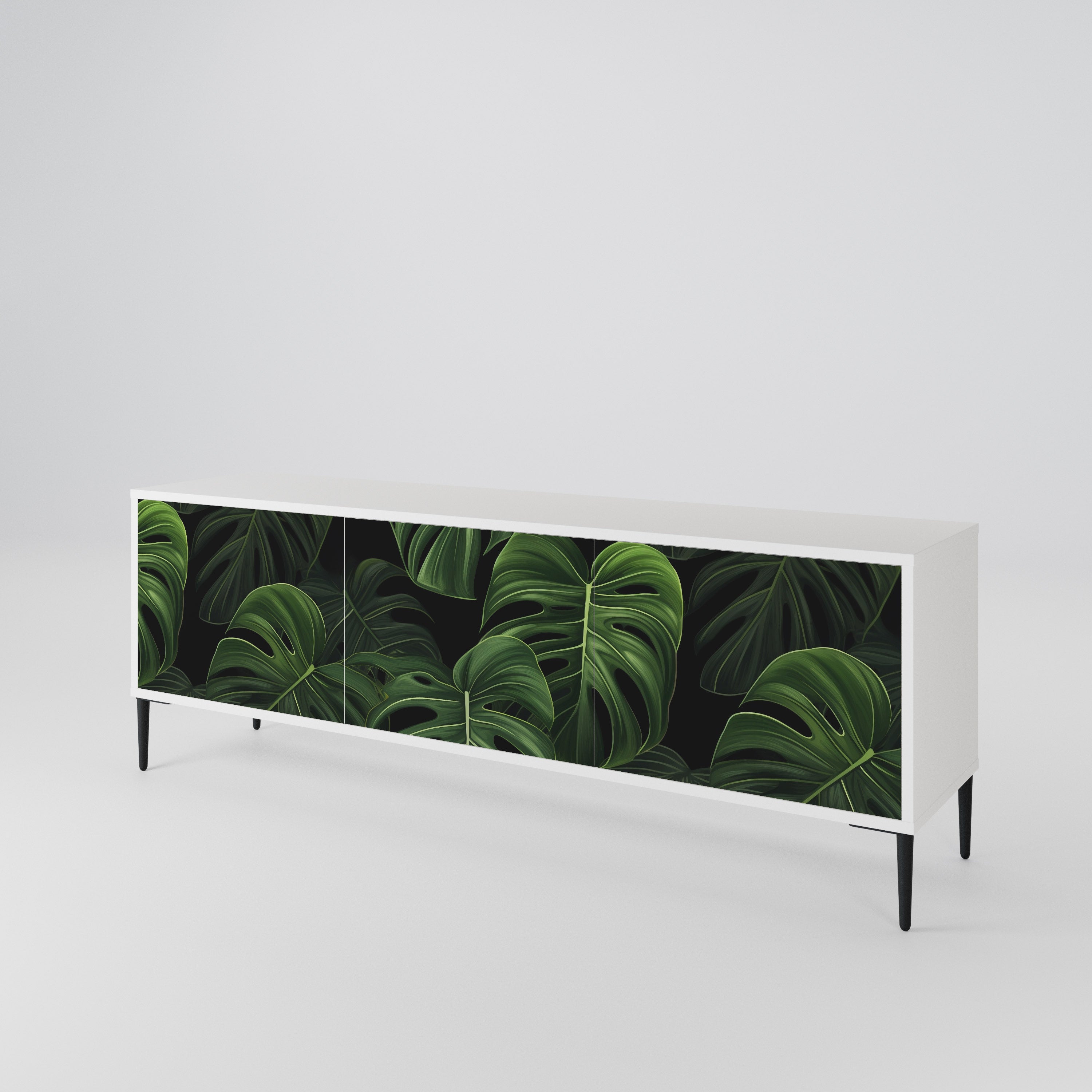 INFINITE MONSTERA Mueble de TV de 3 Puertas