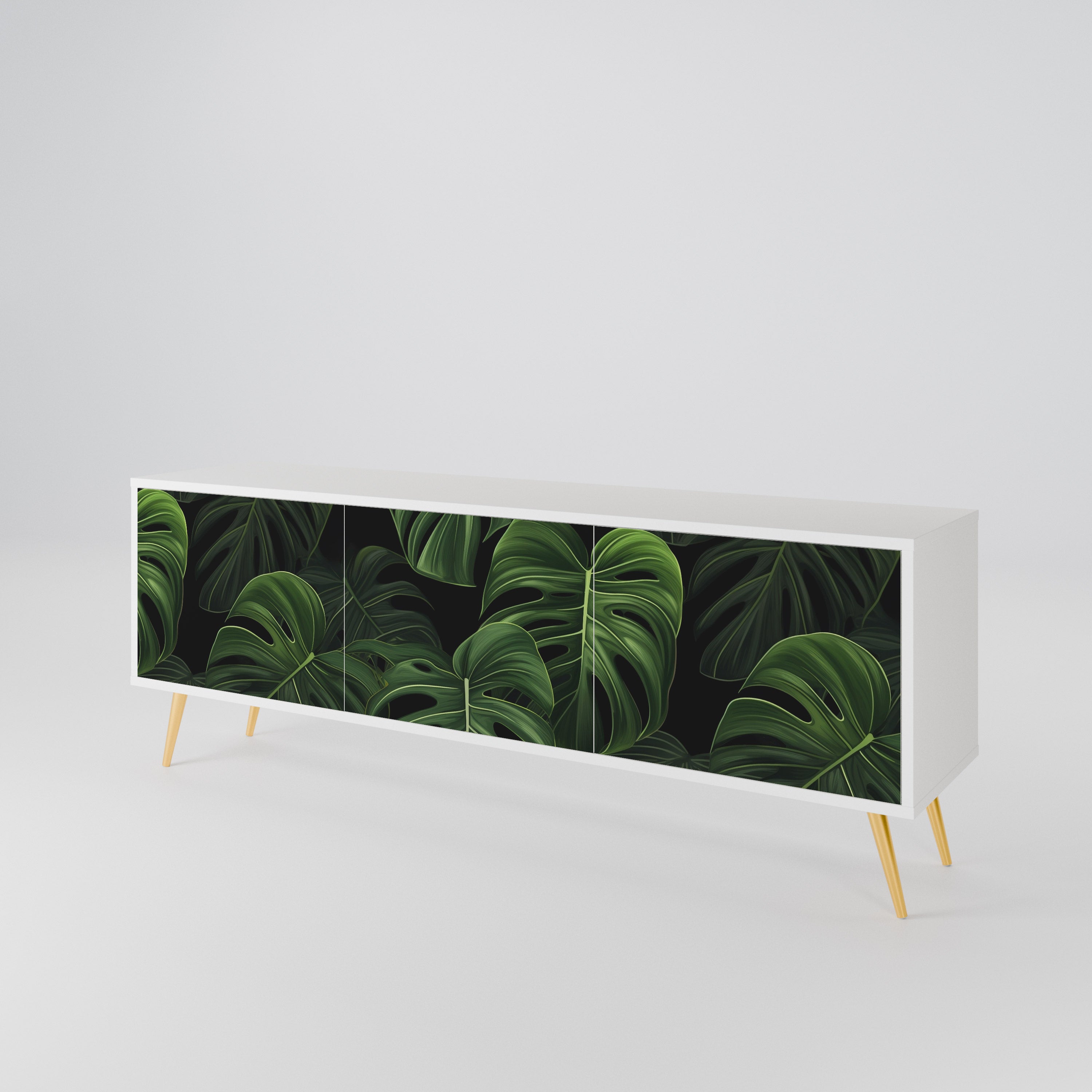 INFINITE MONSTERA Mueble de TV de 3 Puertas