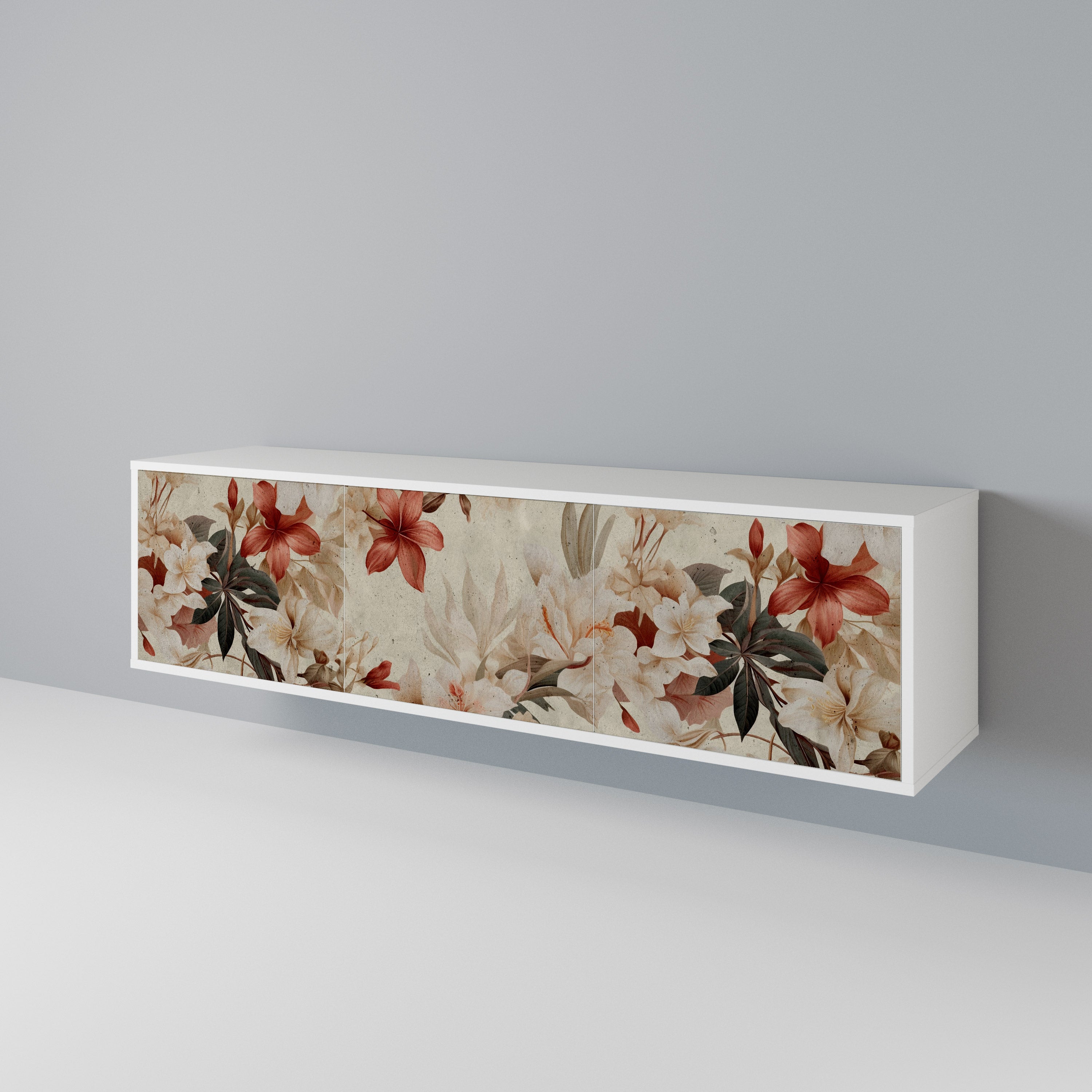 PETAL HARMONY Mueble de TV de 3 Puertas