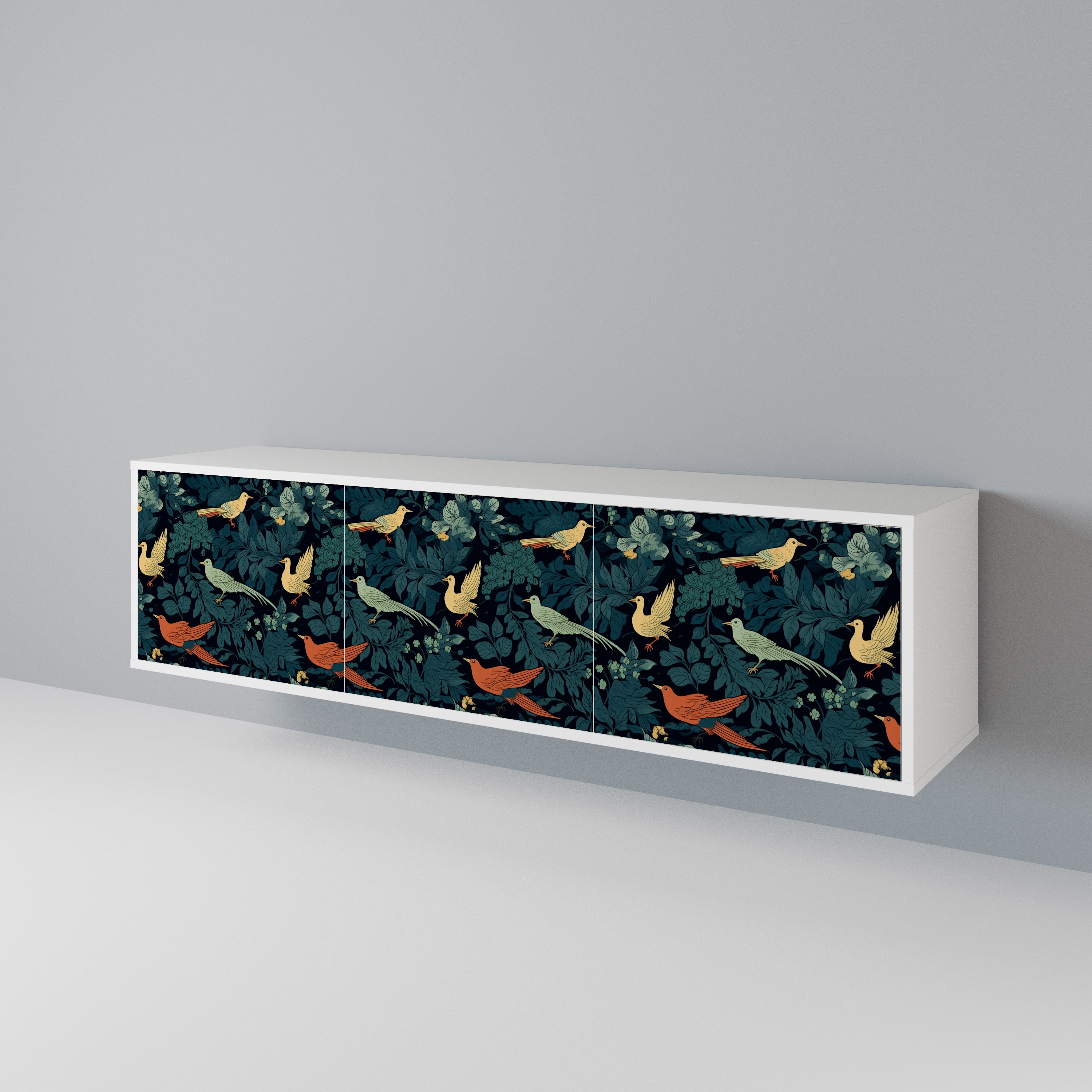 FOWL ORNAMENT Mueble de TV de 3 Puertas