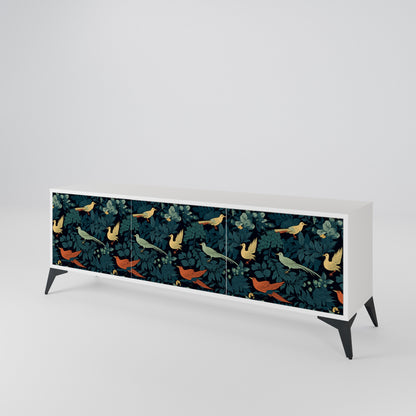 FOWL ORNAMENT Mueble de TV de 3 Puertas