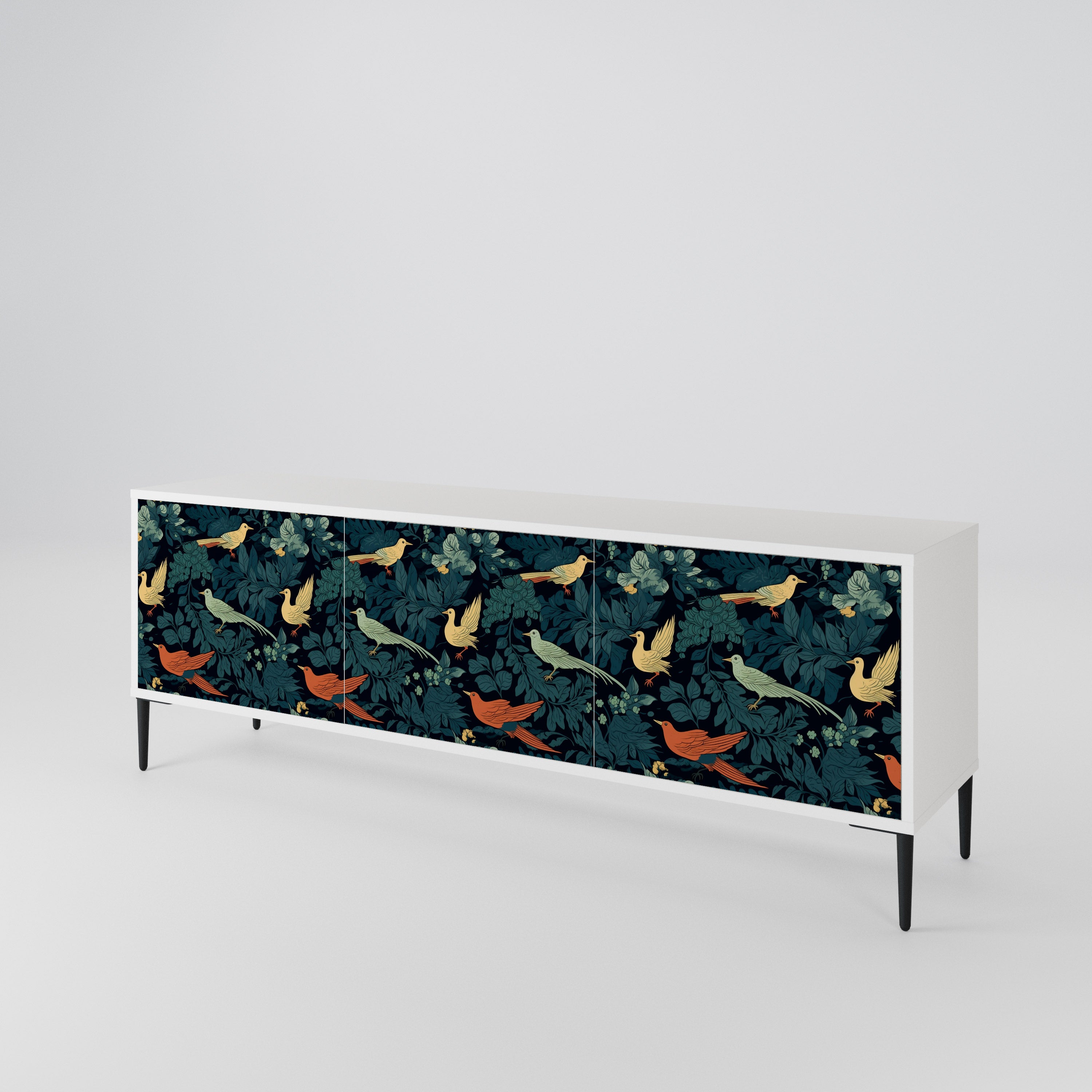 FOWL ORNAMENT Mueble de TV de 3 Puertas