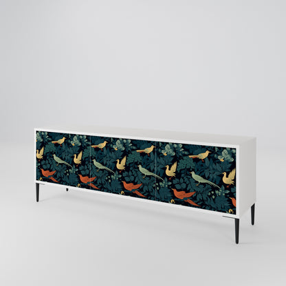 FOWL ORNAMENT Mueble de TV de 3 Puertas