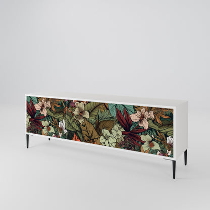 BOTANICAL EMERGENCE Mueble de TV de 3 Puertas