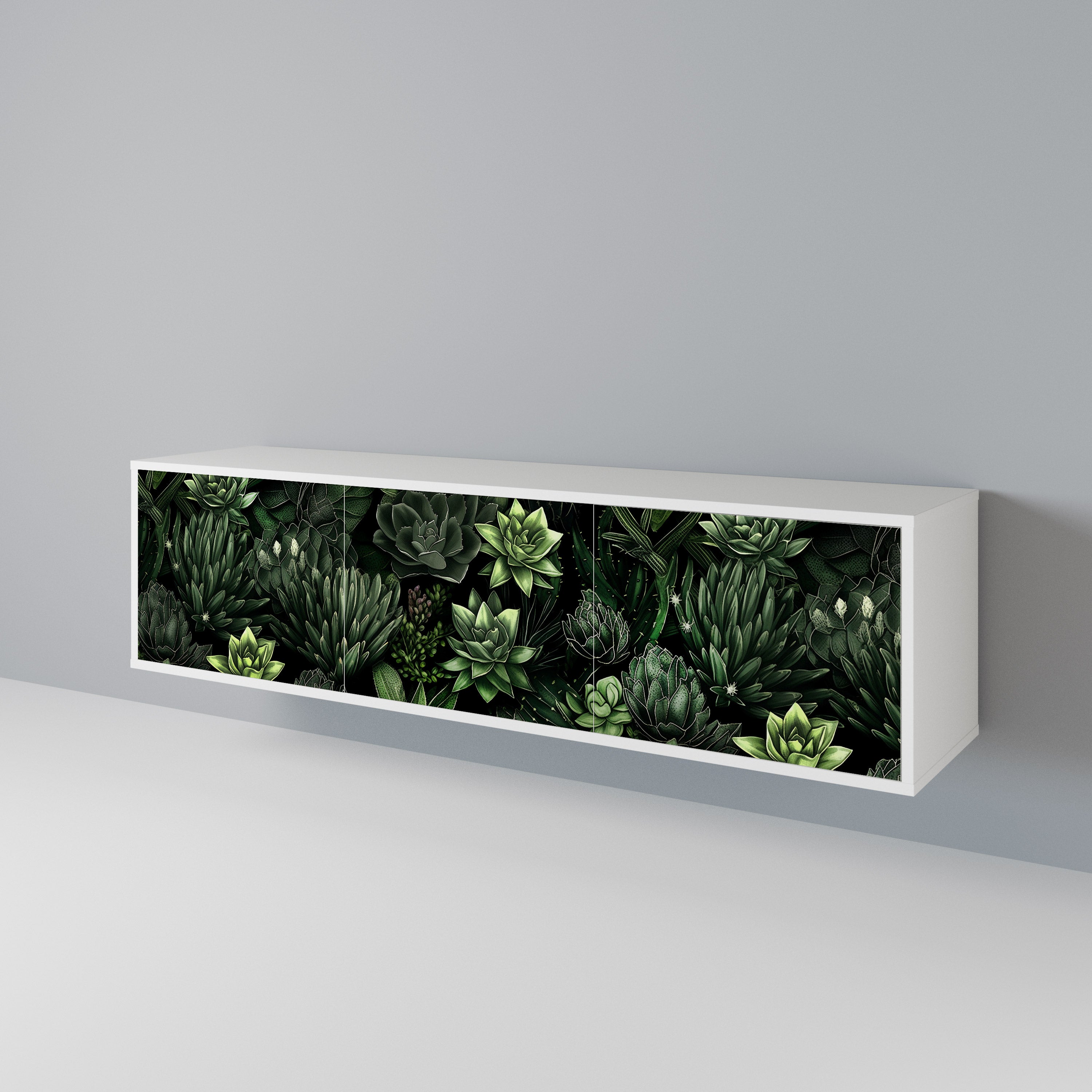 SUCCULENT JUNGLE Mueble de TV de 3 Puertas