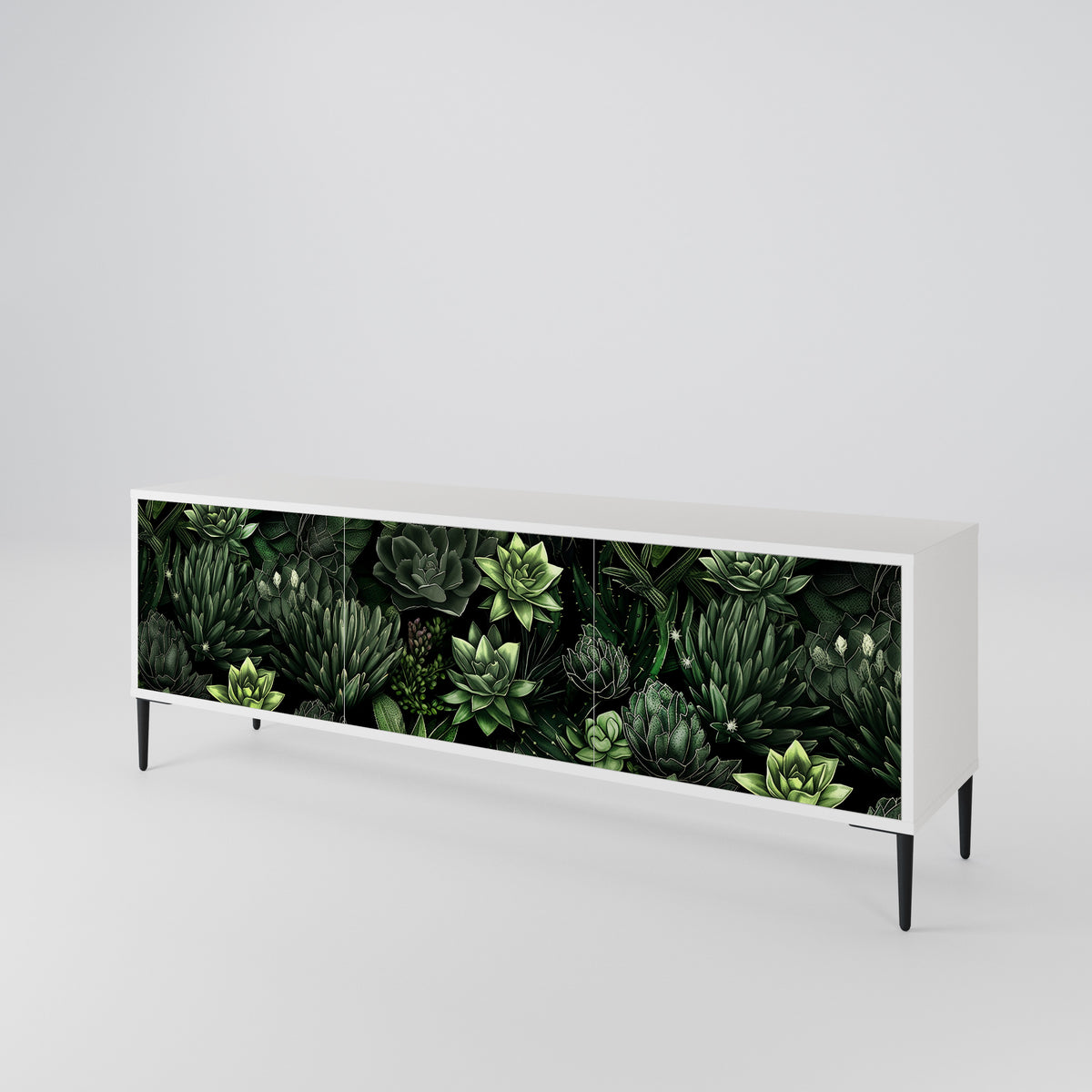 SUCCULENT JUNGLE Mueble de TV de 3 Puertas