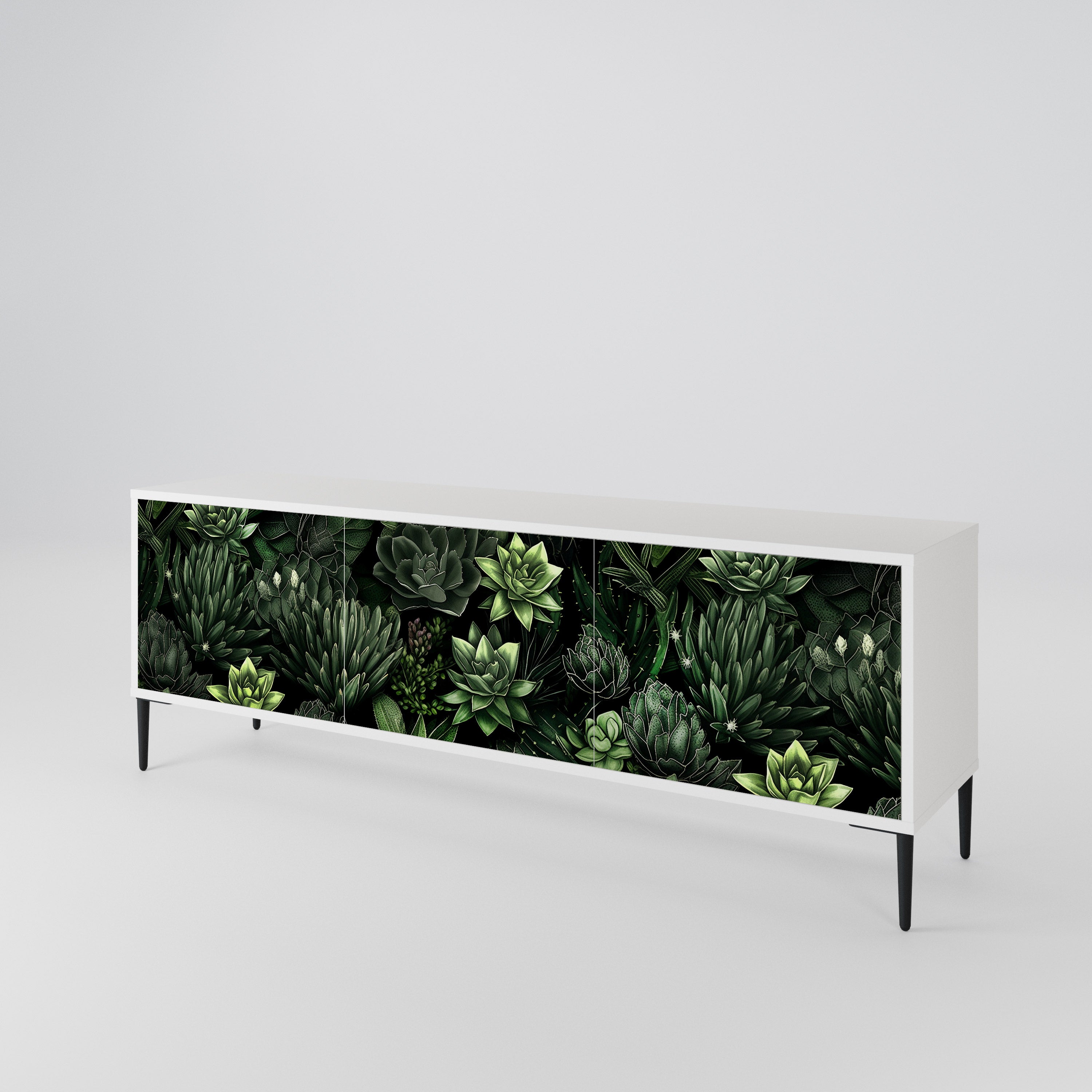 SUCCULENT JUNGLE Mueble de TV de 3 Puertas