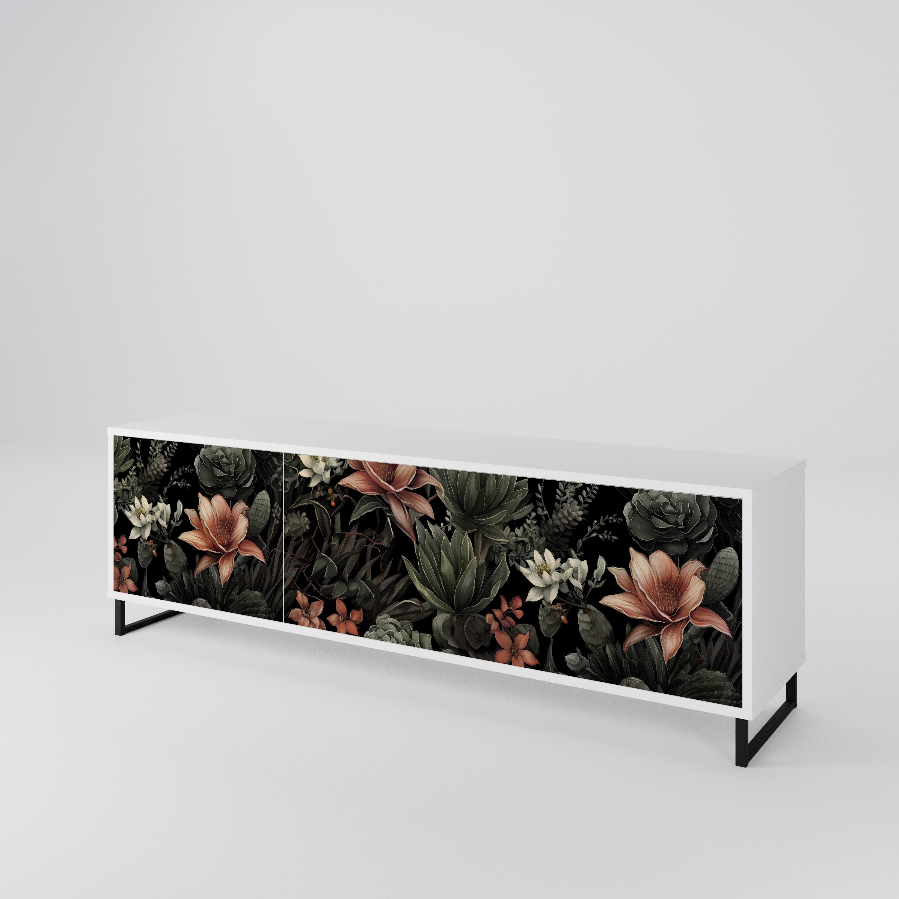 SECRET VERDURE Mueble de TV de 3 Puertas
