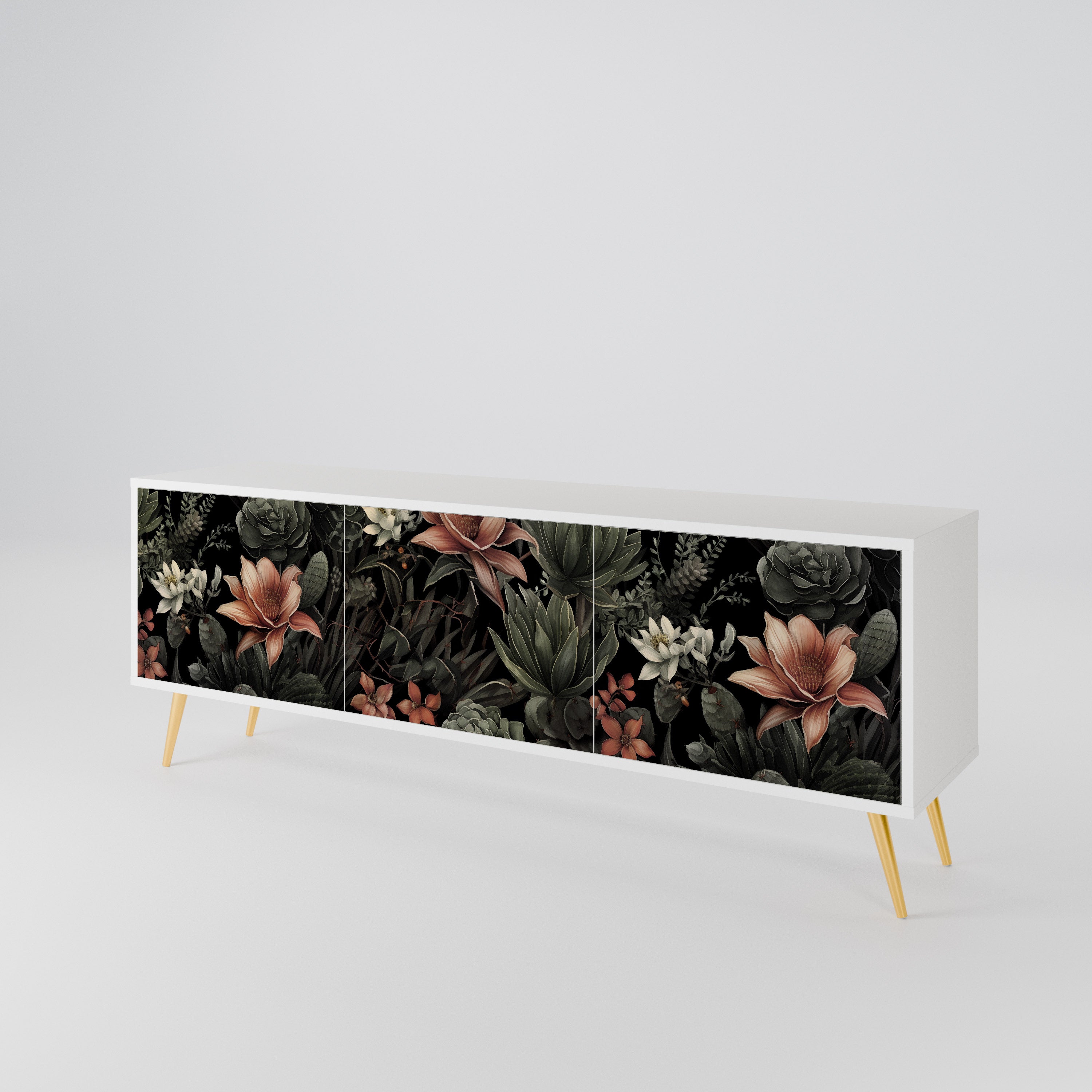 SECRET VERDURE Mueble de TV de 3 Puertas