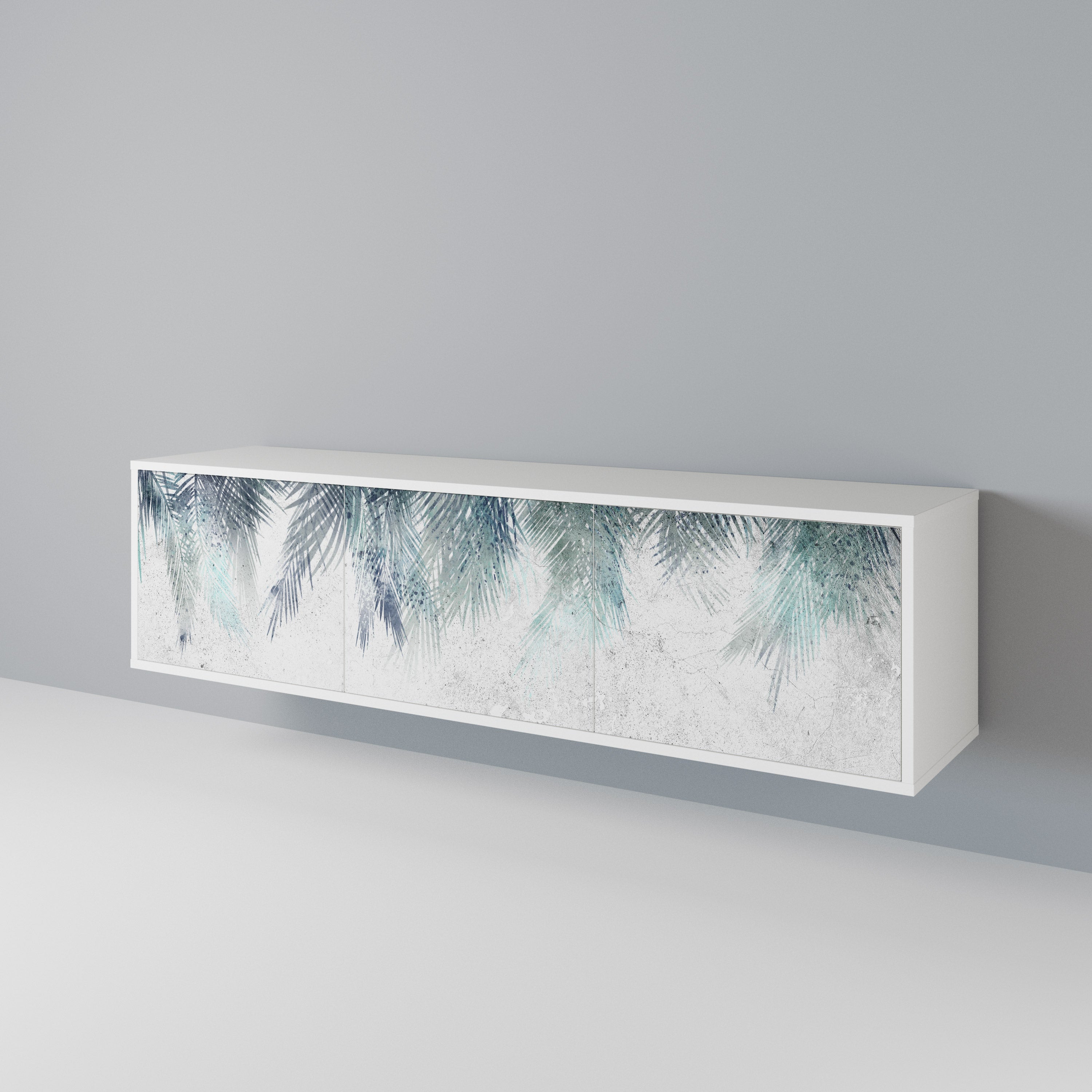 PALM VEIL Mueble de TV de 3 Puertas