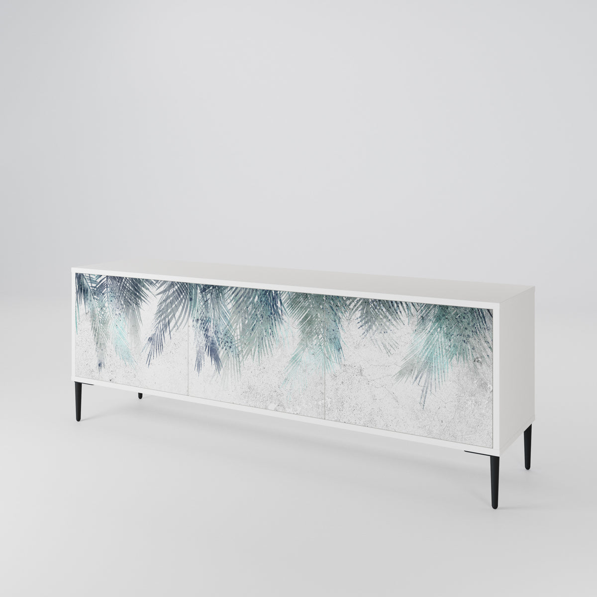 PALM VEIL Mueble de TV de 3 Puertas