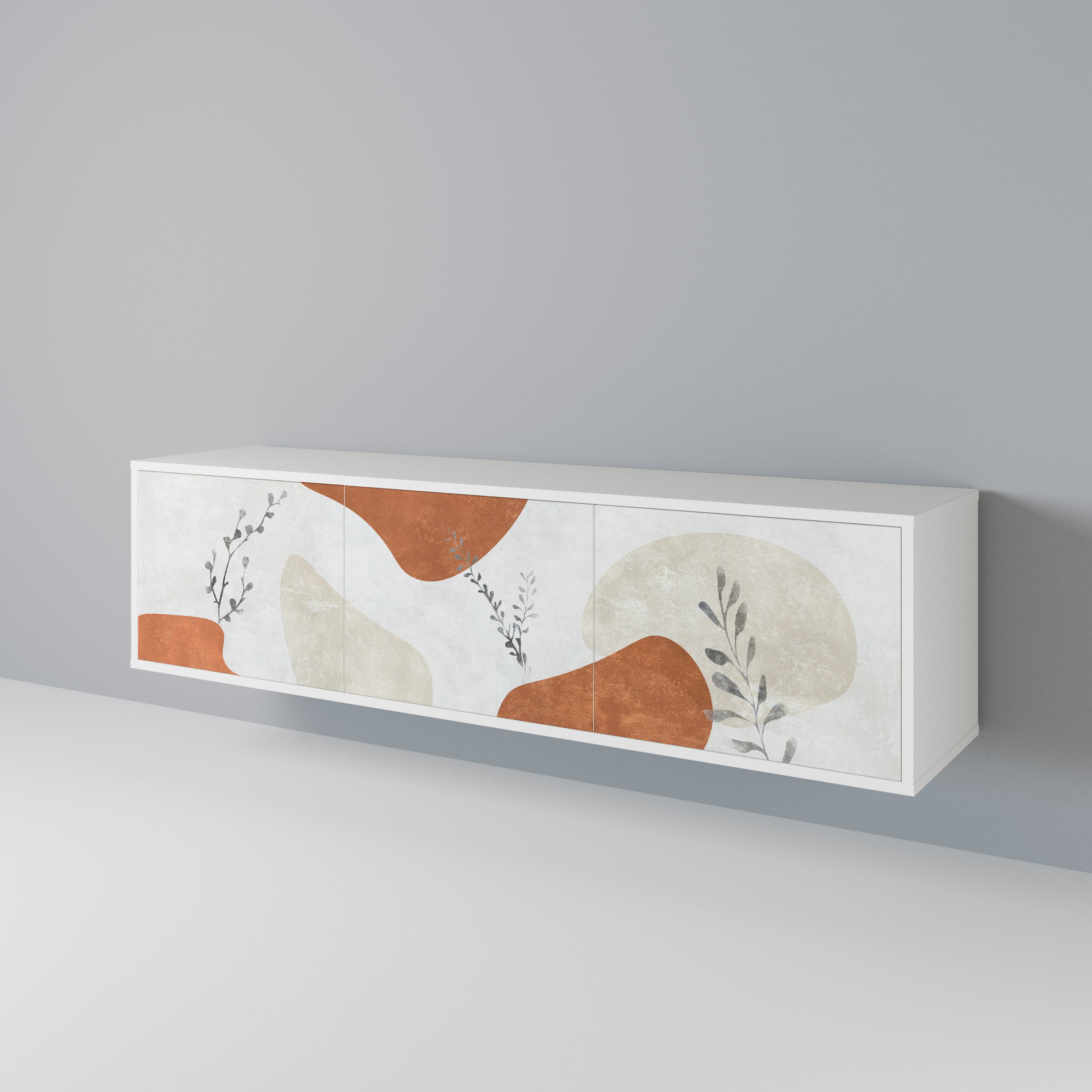 TRANQUIL TWIG Mueble de TV de 3 Puertas