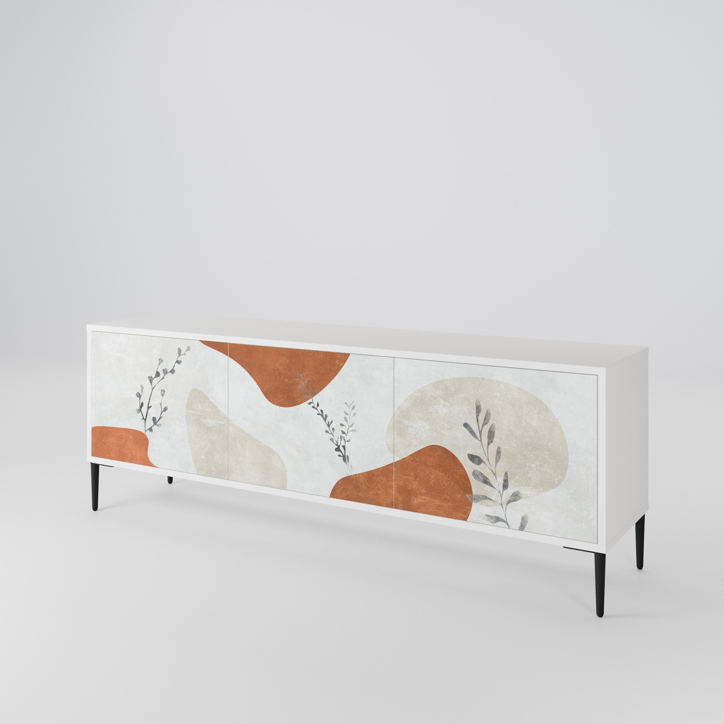 TRANQUIL TWIG Mueble de TV de 3 Puertas