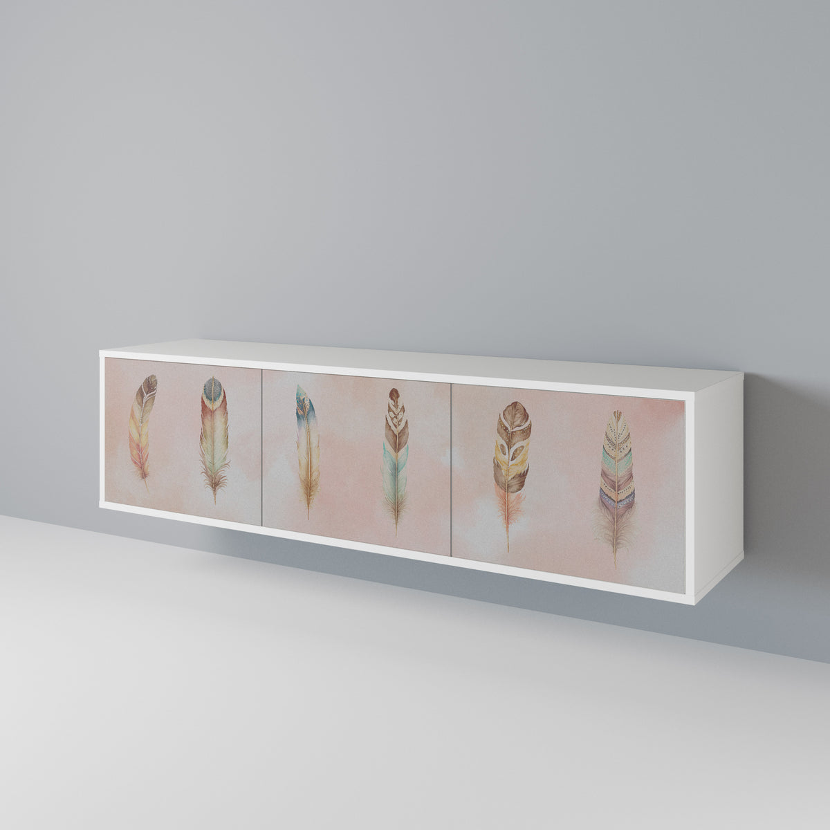 THE DELIQUESCE Mueble de TV de 3 Puertas