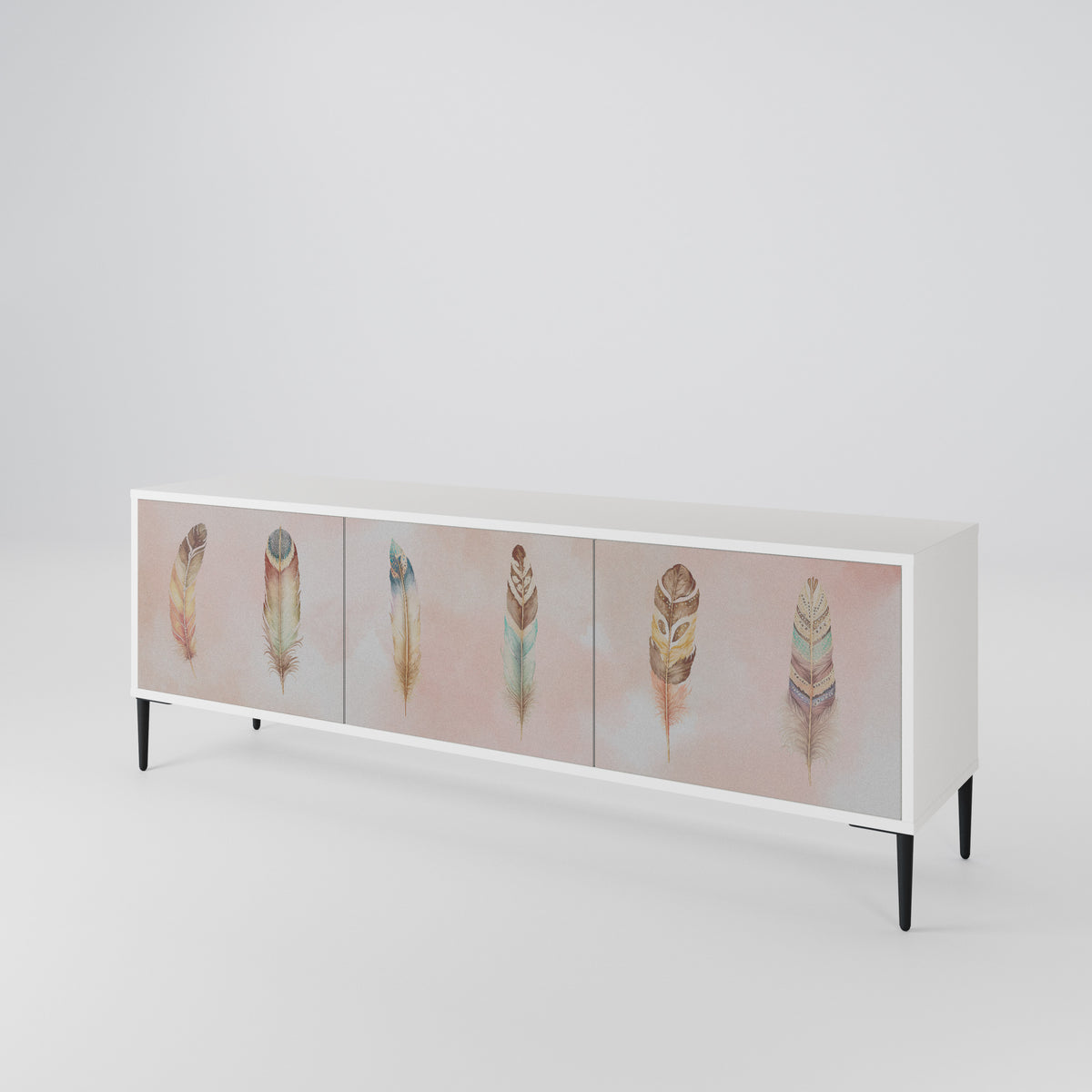 THE DELIQUESCE Mueble de TV de 3 Puertas
