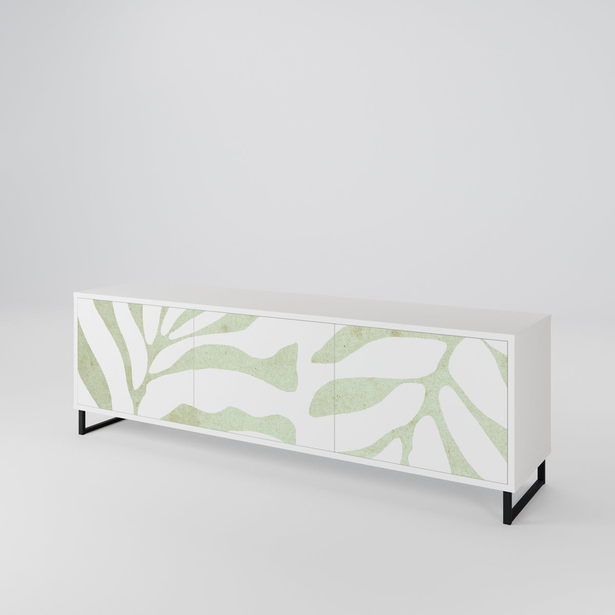 BOTANICAL SPARK Mueble de TV de 3 Puertas