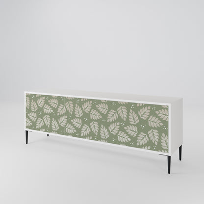 LEAVES ON GREEN Mueble de TV de 3 Puertas
