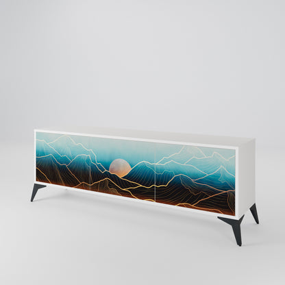 LUNAR SECRETS Mueble de TV de 3 Puertas