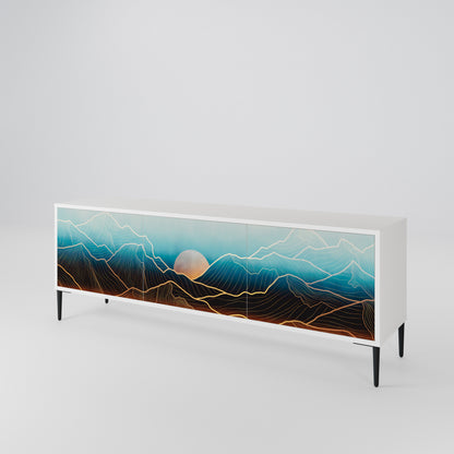 LUNAR SECRETS Mueble de TV de 3 Puertas