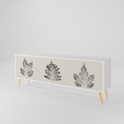 LEAFY STAMPS Mueble de TV de 3 Puertas