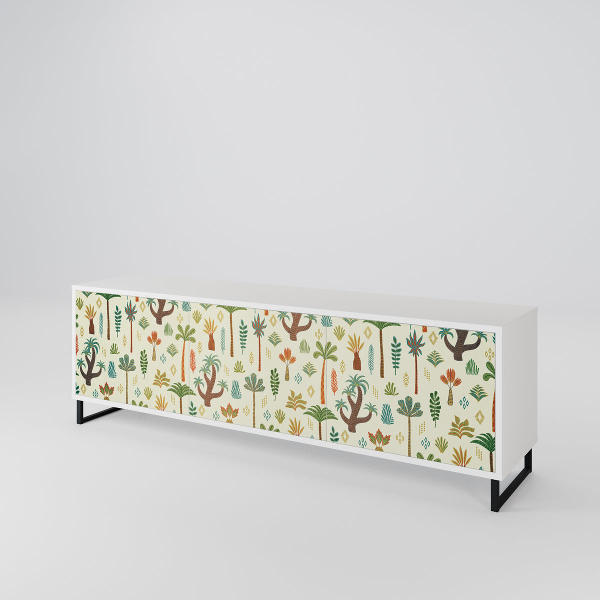 PALM SPRING Mueble de TV de 3 Puertas