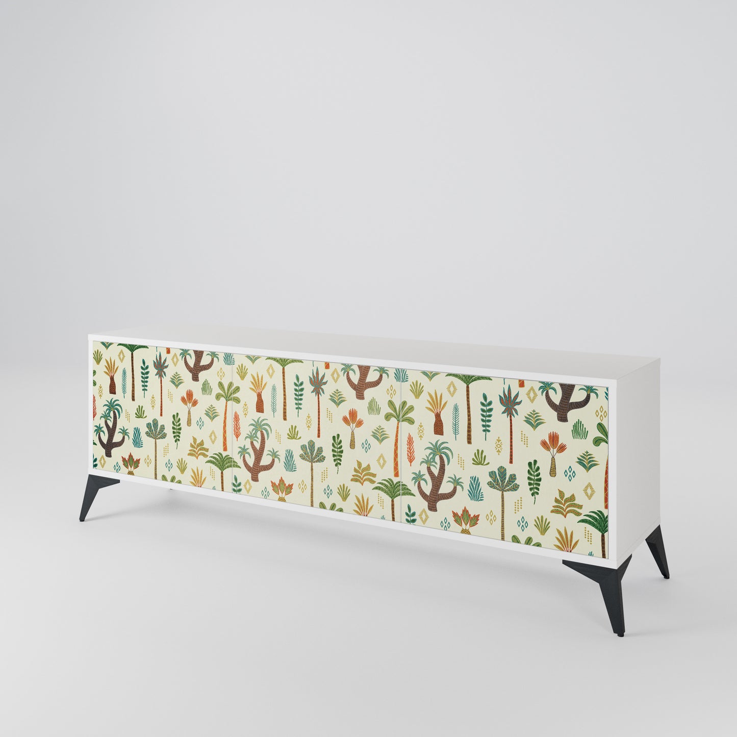 PALM SPRING Mueble de TV de 3 Puertas