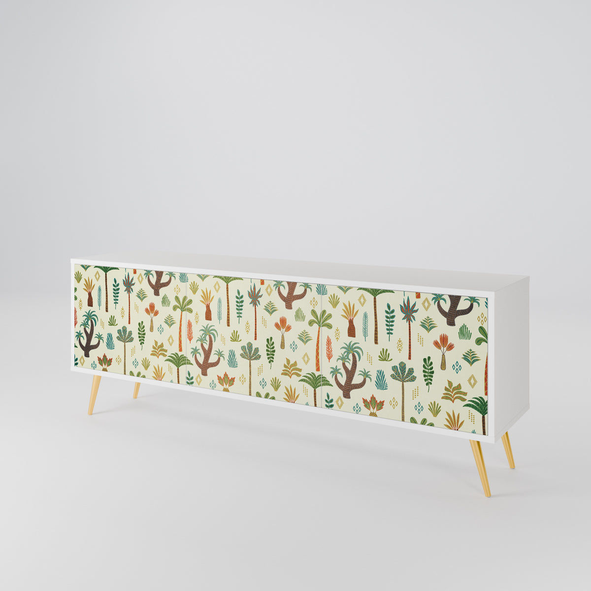 PALM SPRING Mueble de TV de 3 Puertas