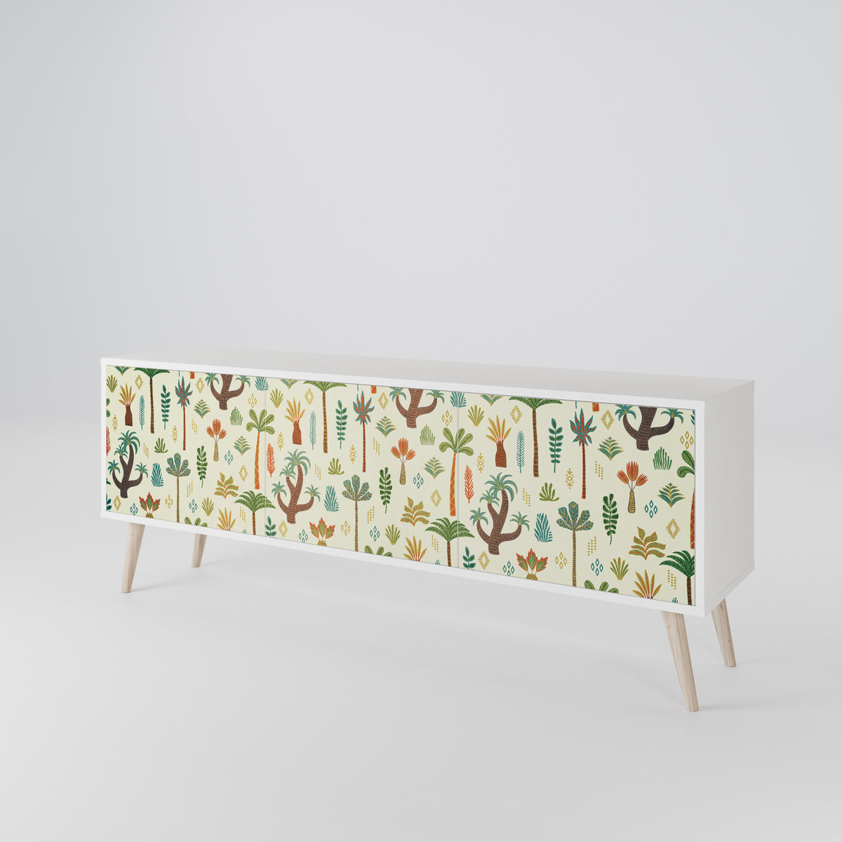 PALM SPRING Mueble de TV de 3 Puertas