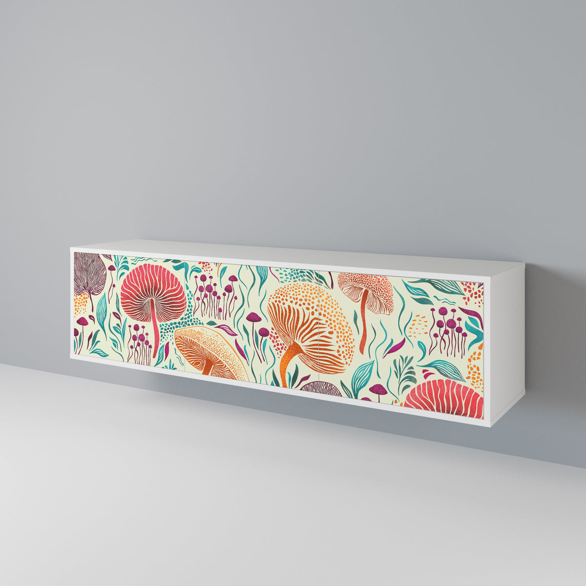 FUNGUS FANTASY Mueble de TV de 3 Puertas